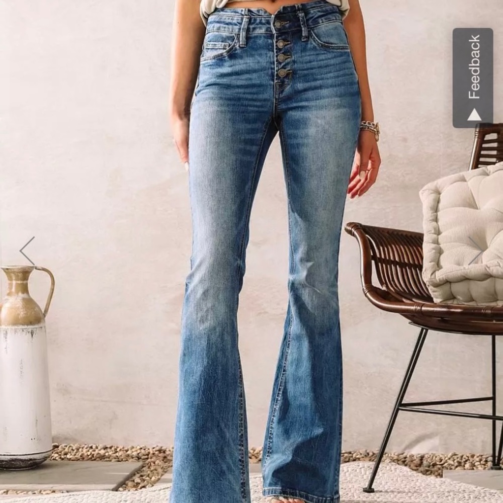 Vervet High Rise Flare Jeans sz 26